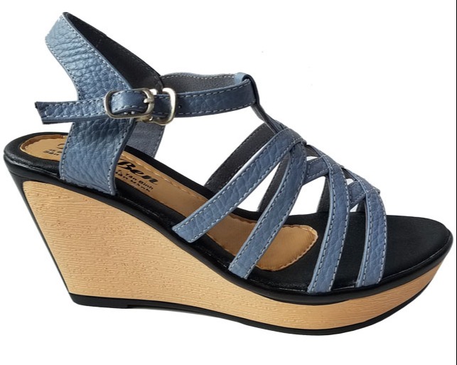 Giày Sandal Nữ Đế Xuồng Da Bò BIGBEN DS5