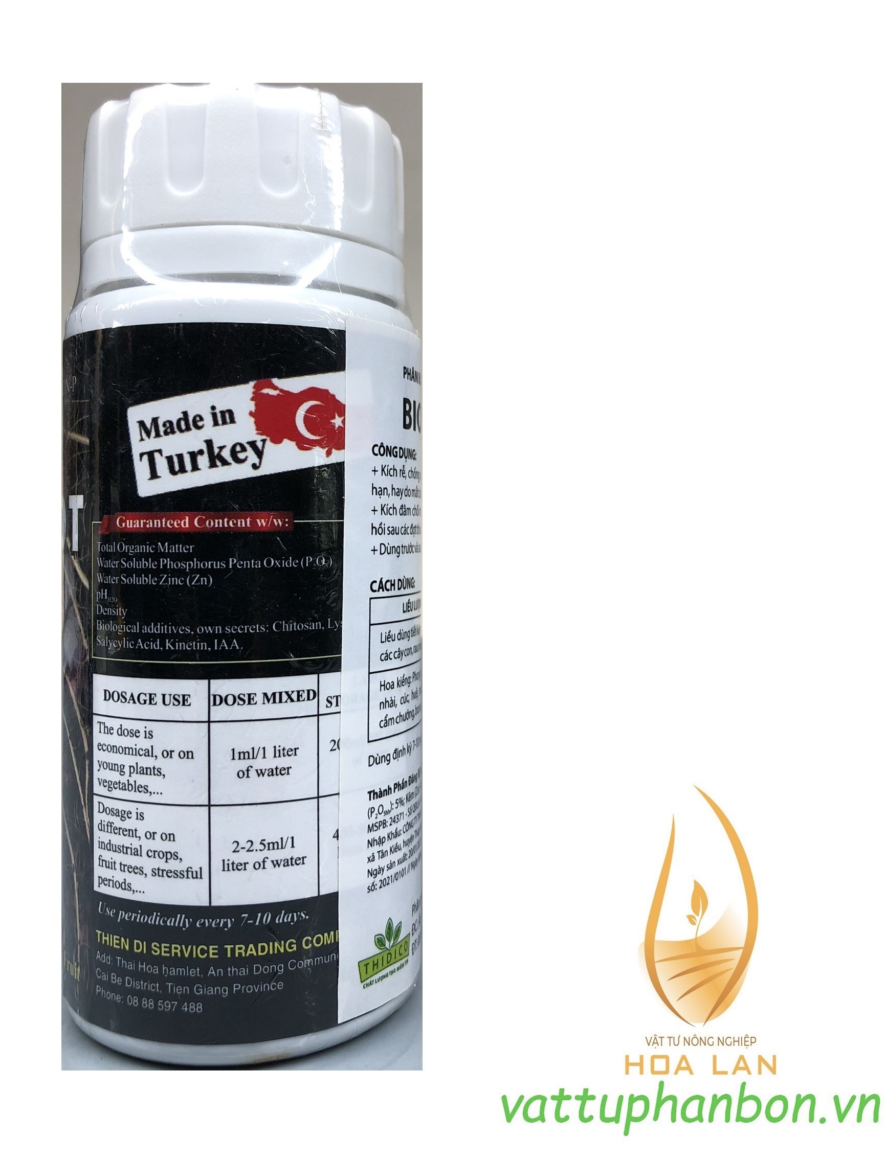 Phân Bón Siêu ra rễ Bio Root- Thổ nhĩ Kỳ - #121A# 100ml