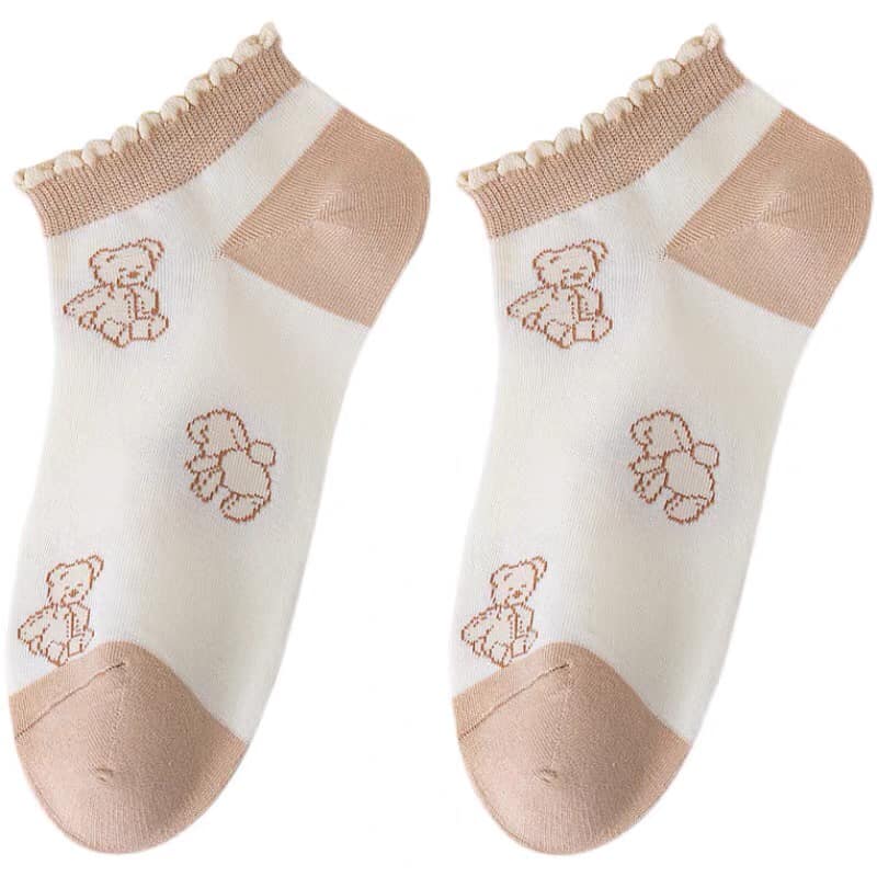 Combo 5 đôi tất công chúa cổ bèo