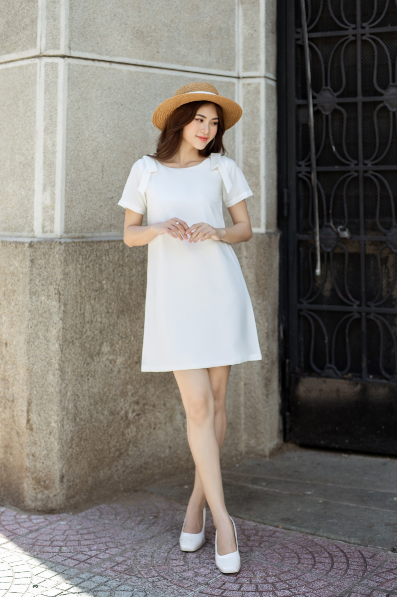 LIGAM - ĐẦM SUÔNG TRẮNG DALISA DRESS