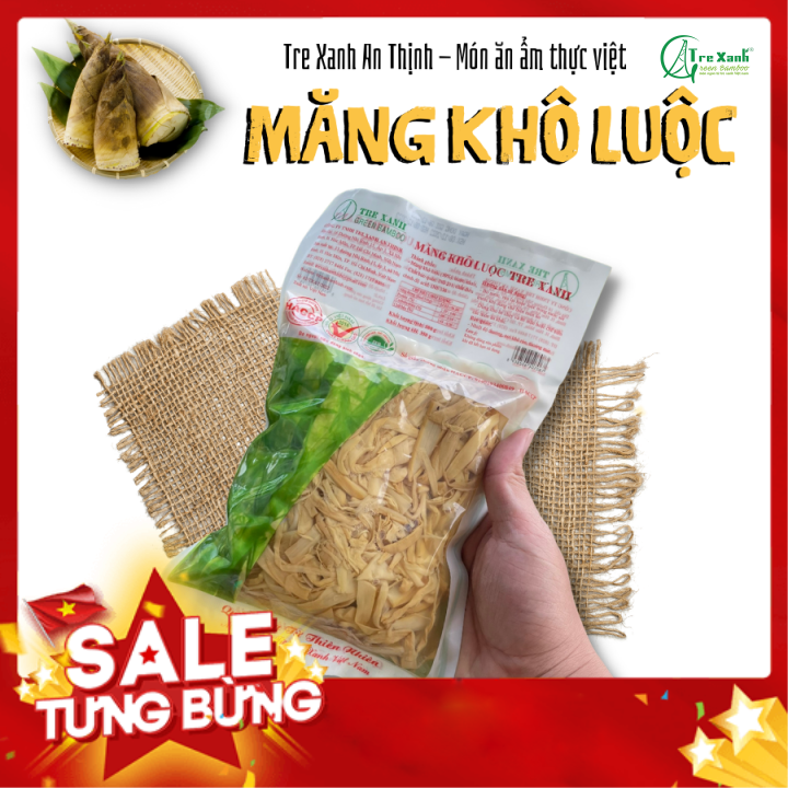 Măng khô luộc sợi măng tự nhiên đặc biệt tre xanh an thịnh