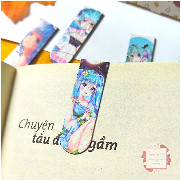 Combo 5 Bookmark Nam Châm Đánh Dấu Sách - Anime (Mẫu Ngẫu Nhiên)