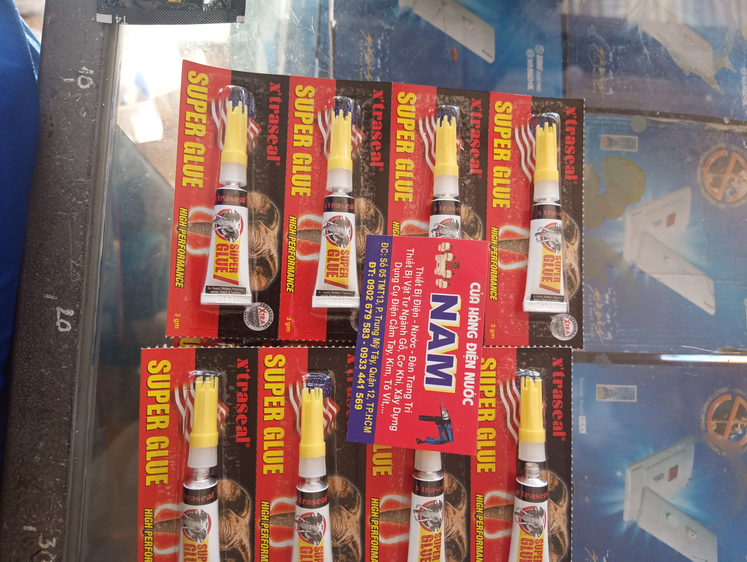 [HCM]COMBO 4 TUÝP Keo siêu dính đa năng Super Glue( Keo con voi Super Glue X’traseal )