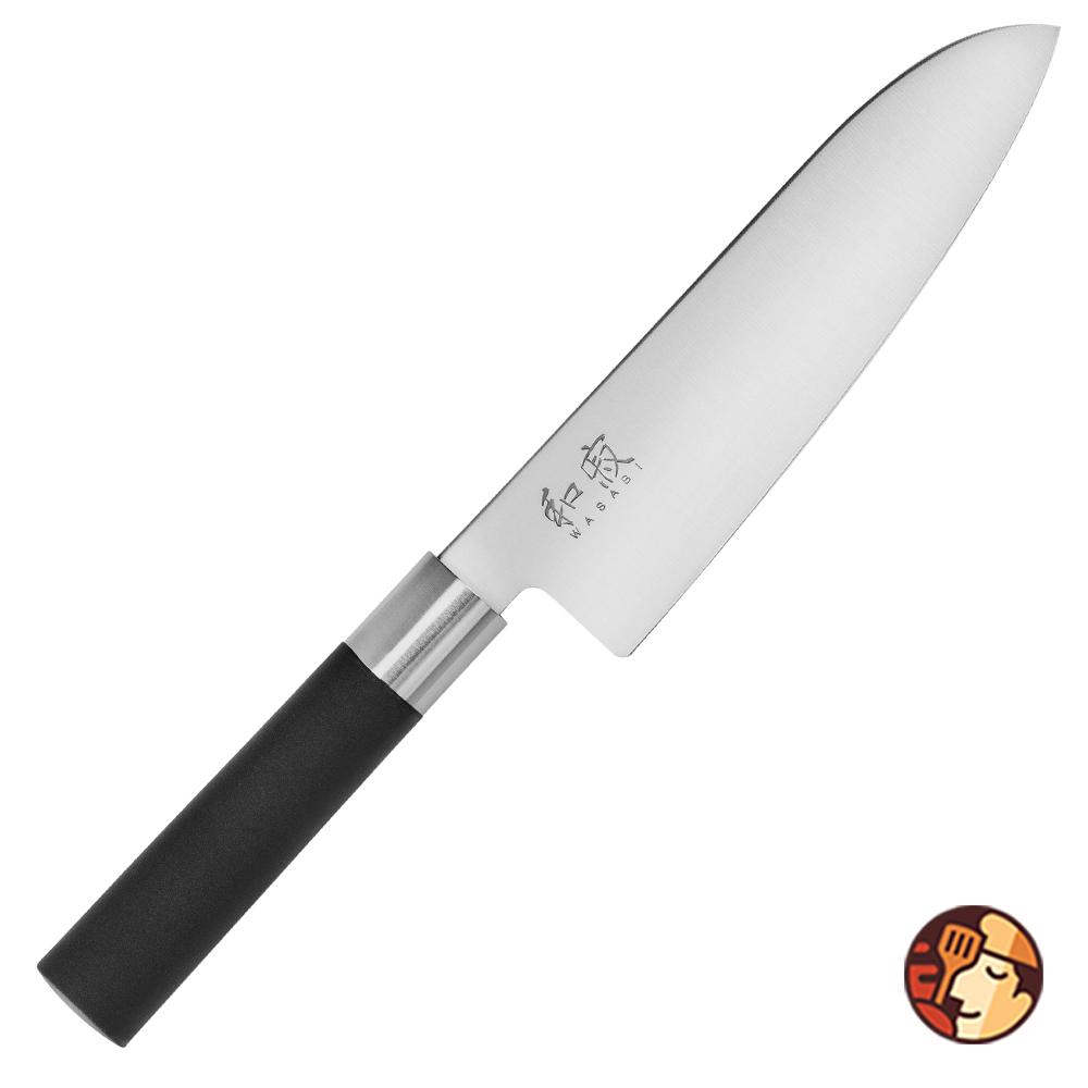 Dao Santoku KAI Wasabi Black 16.5 cm 6716S