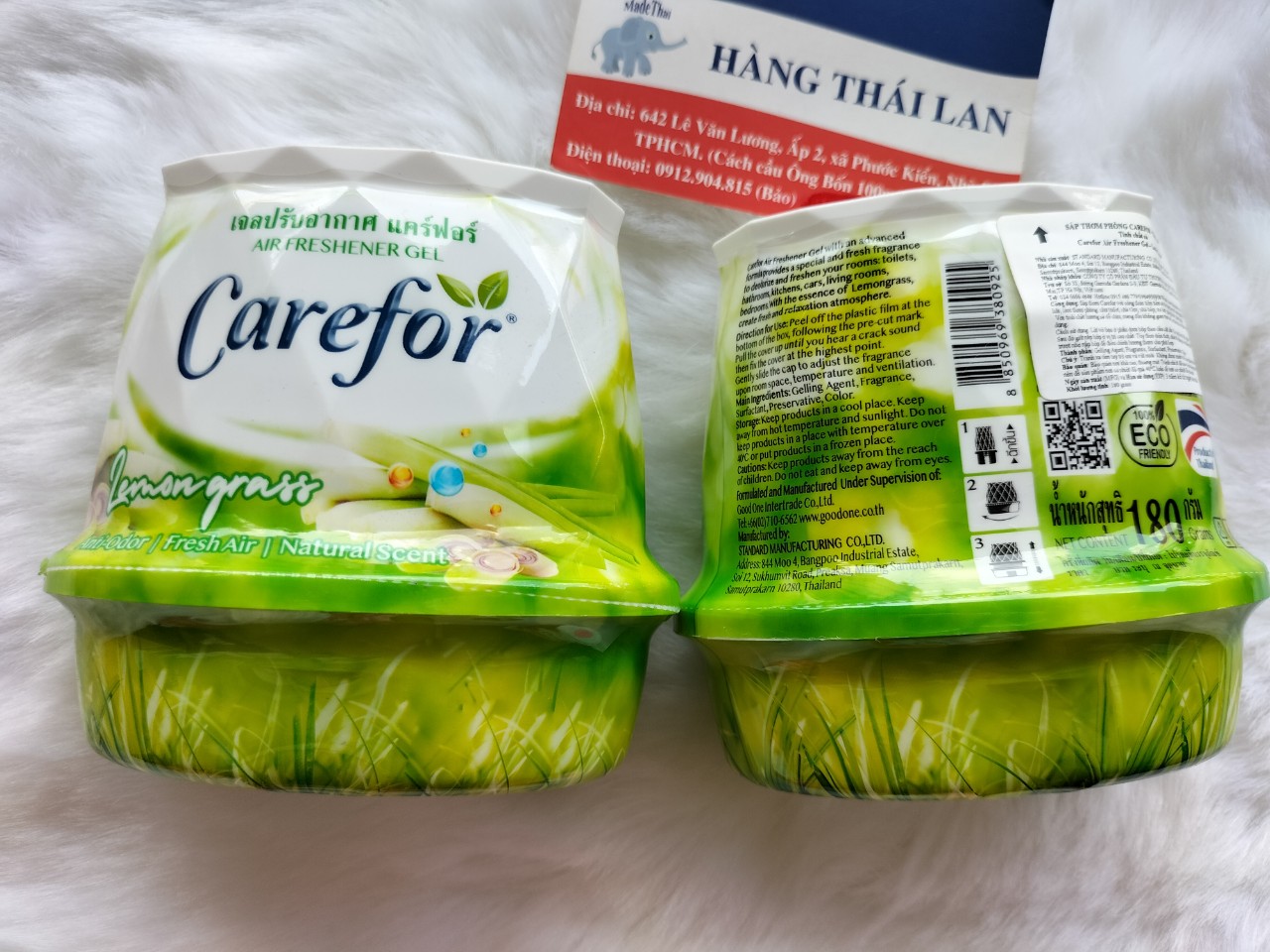 Sáp Thơm Phòng CareFor Thái Lan 180g Hương sả