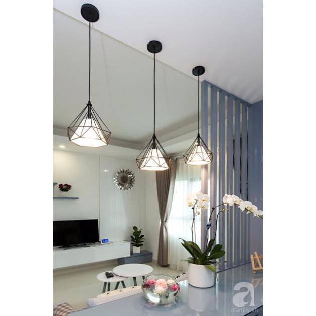 [HCM]Đèn thả kim cương loại to 35cm
