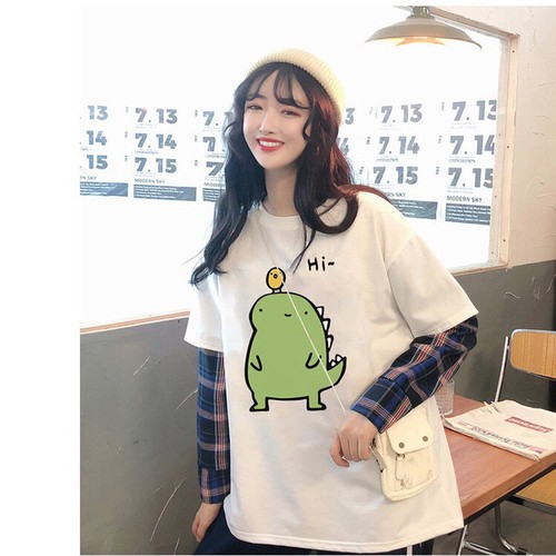 áo thun nam nữ KHỦNG LONG , áo thun unisex