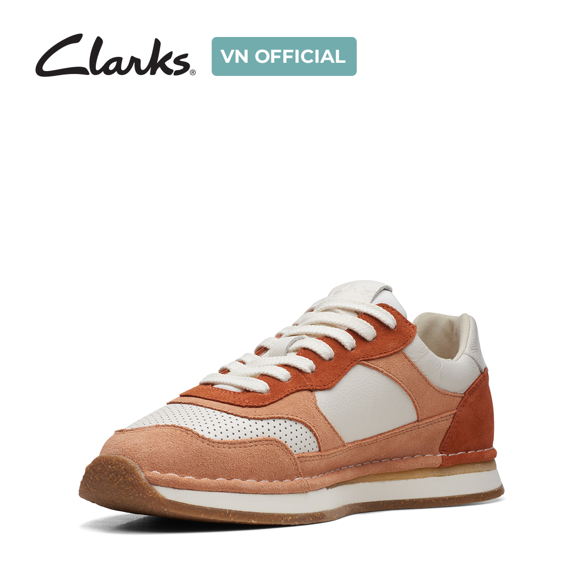 Giày Sneaker Da Lộn Nam Clarks - CraftRun Tor