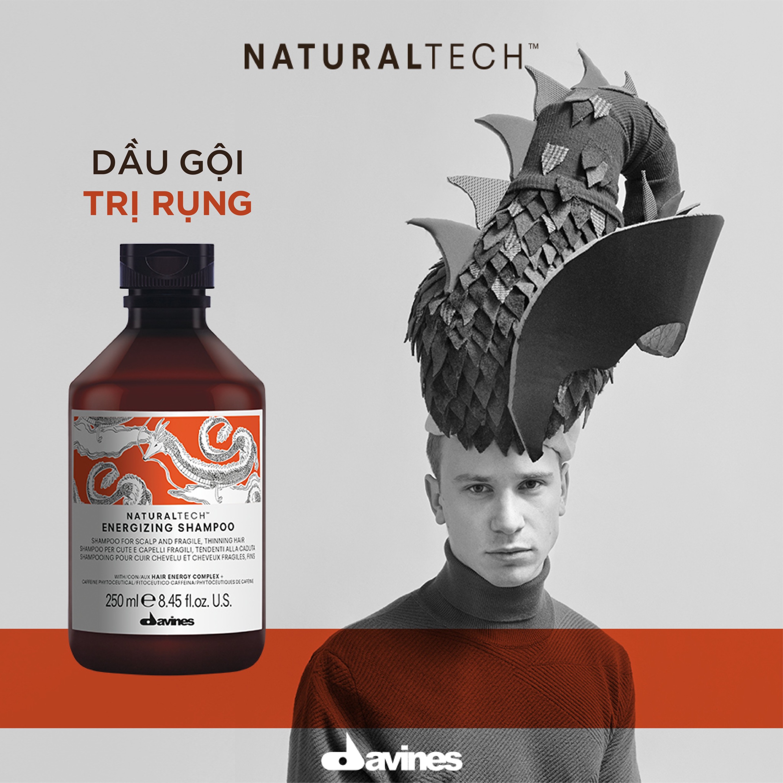 Davines energizing shampoo (Gội chống rụng DAVINES)