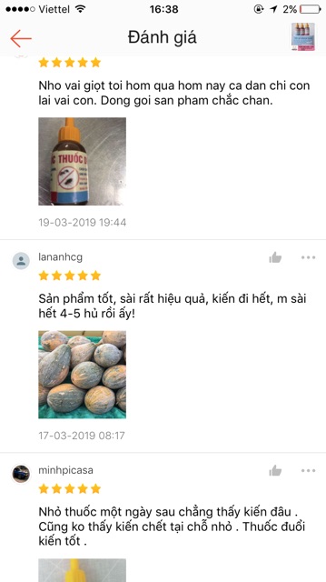 Combo 10 lọ thuốc diệt kiến gián tận gốc