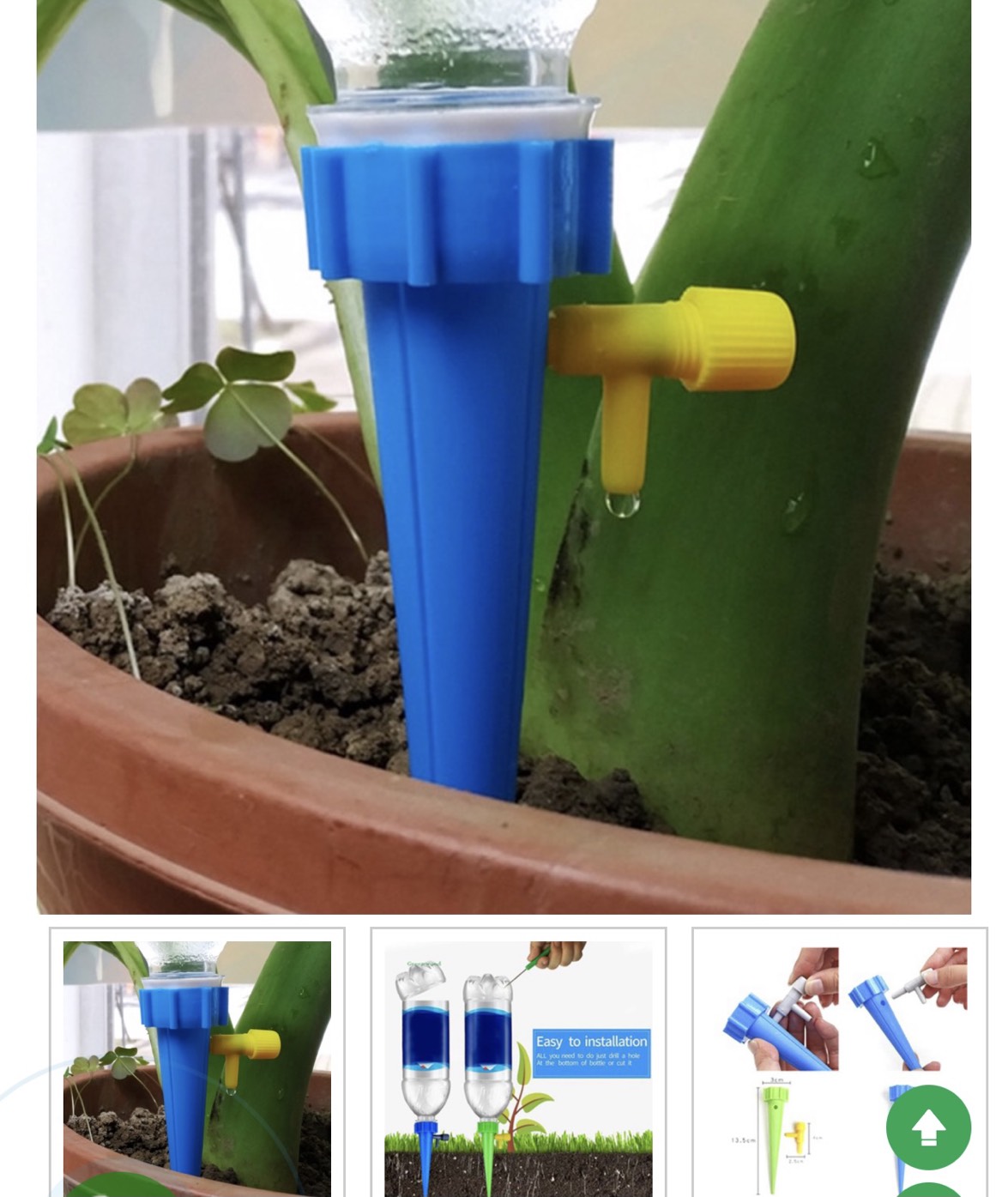 [HCM]Bộ 20 Que cắm tưới lắp chai nhựa pet C-09 Đầu cắm tưới nhỏ giọt điều chỉnh lắp chai coca fanta pepsi Đầu tưới cây tự động
