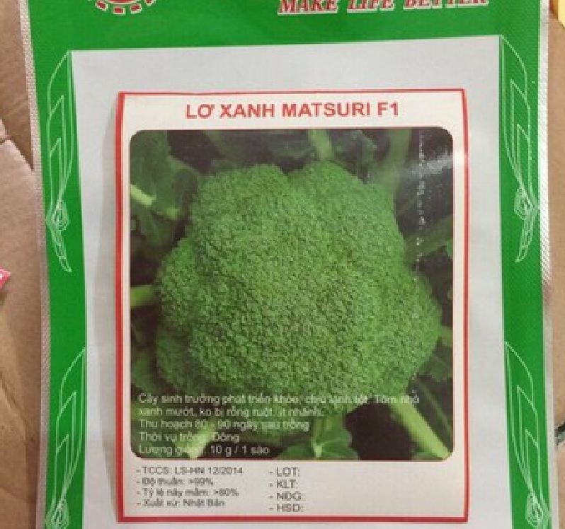 Hạt giống súp lơ xanh Nhật Bản dễ trồng - 0.2gram/gói