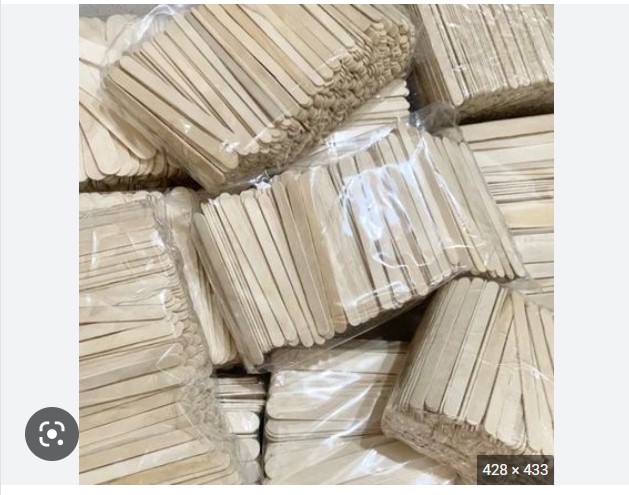 Que gỗ làm kem bịch 20 cái
