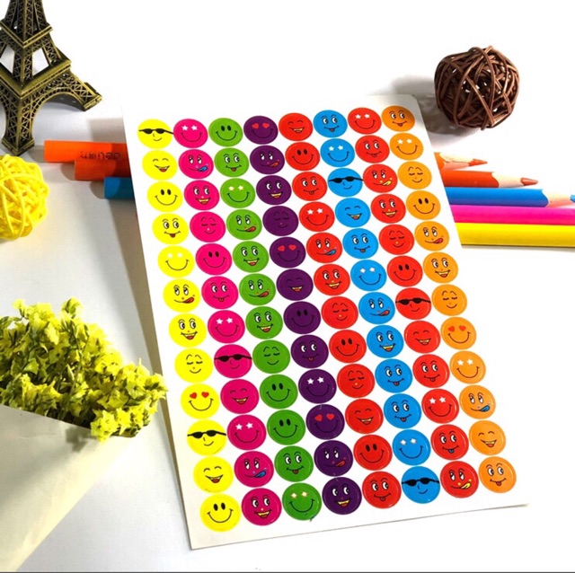 [HCM]Sticker mặt cười dễ thương