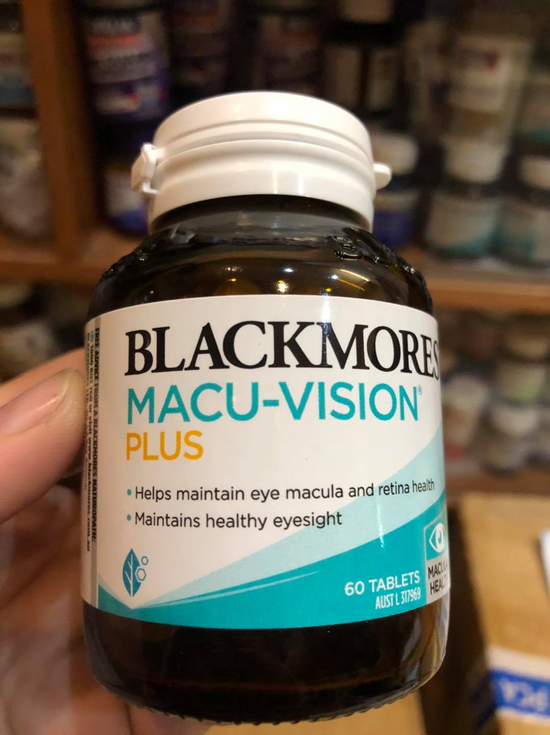 Eye Supplement Blackmores Macu Vision Plus 60 Tablets