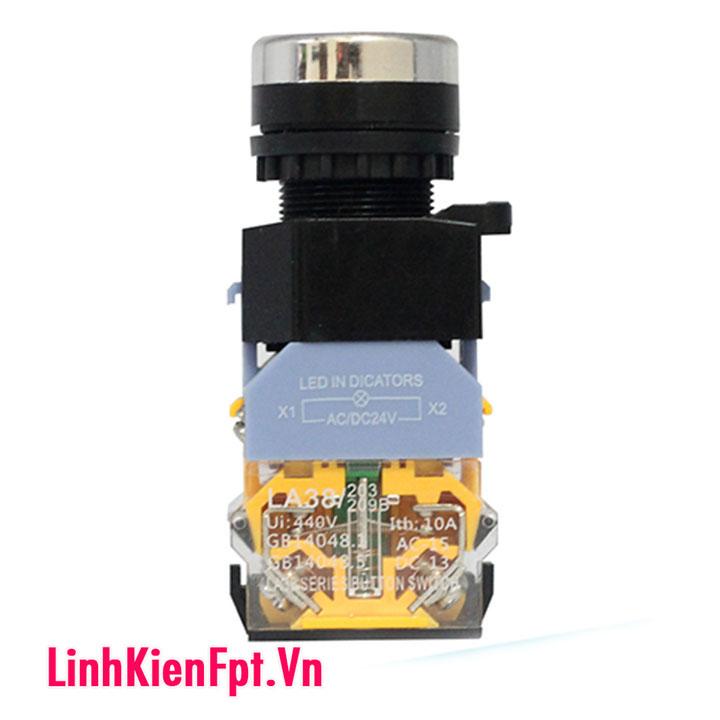 Nút Nhấn Giữ Tủ Điện Có Đèn 3 đèn