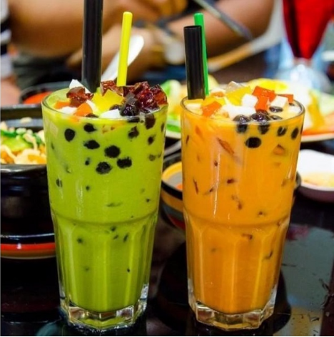 Trà Thái Xanh Green Tea 200gam/ Trà Thái Đỏ 400g