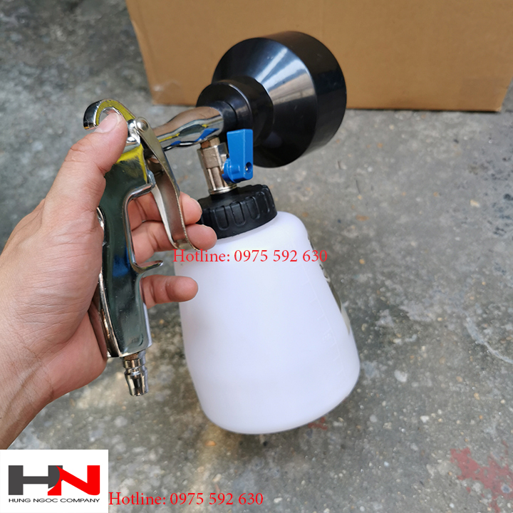 Bình bọt tuyết bằng khí nén mầu nhựa cứng