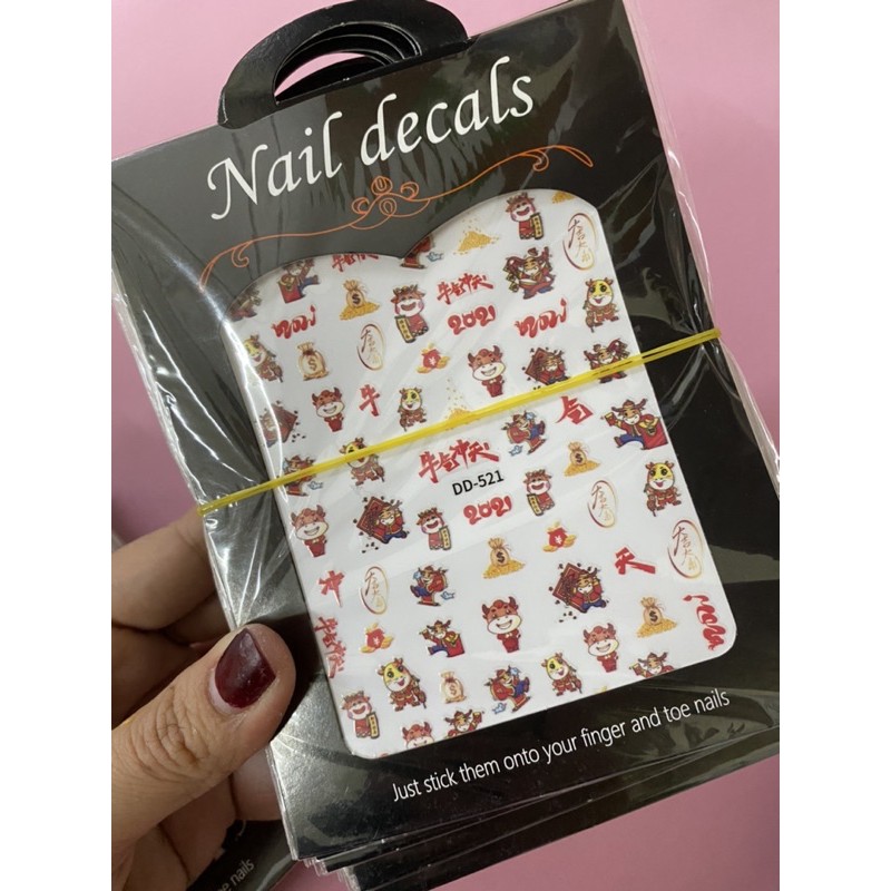 [HCM]STICKER TẾT SIÊU XINH CHUYÊN DỤNG CHO DÂN LÀM MÓNG