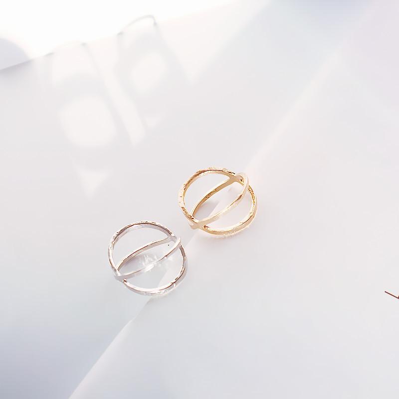 Nhẫn Elip Hàn Quốc Dễ Thương Xinh Xắn
