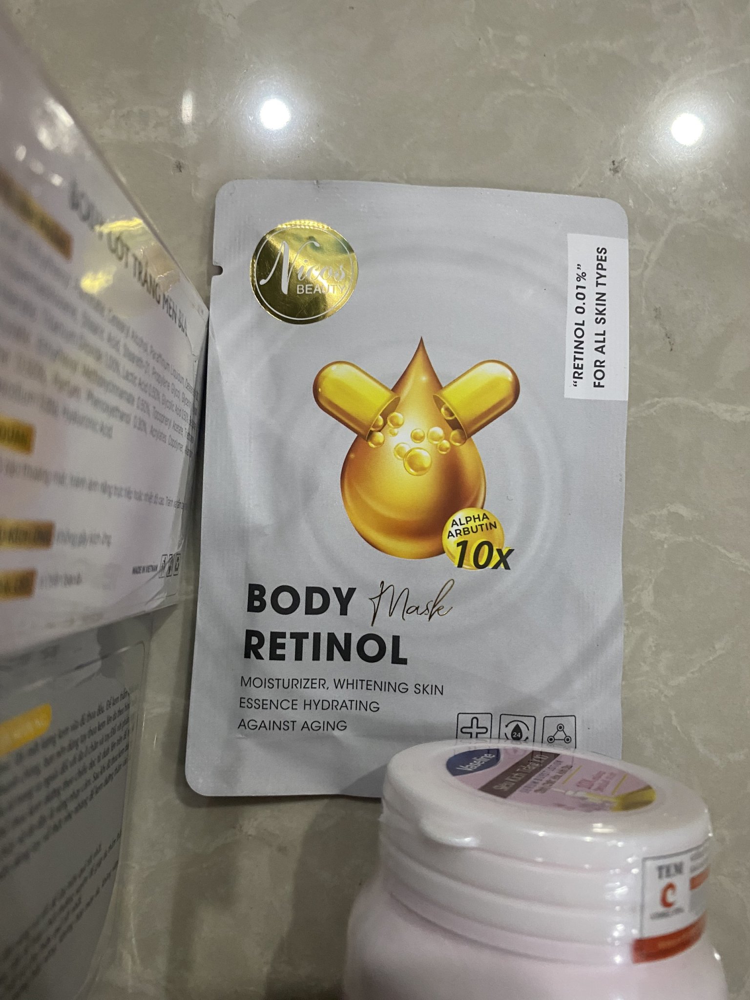 Combo dưỡng trắng da body Nicos