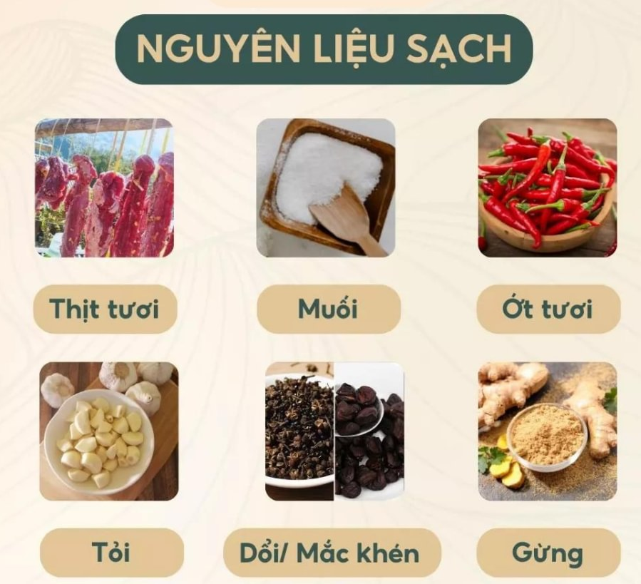 Thịt Bò Gác Bếp Tây Bắc 1KG Siêu Thơm Ngon (Tặng Chẩm Chéo)