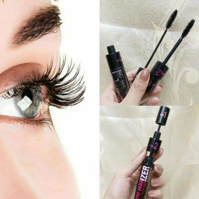 [HCM]Mascara Chuốt Dày Và Cong Mi 2in1