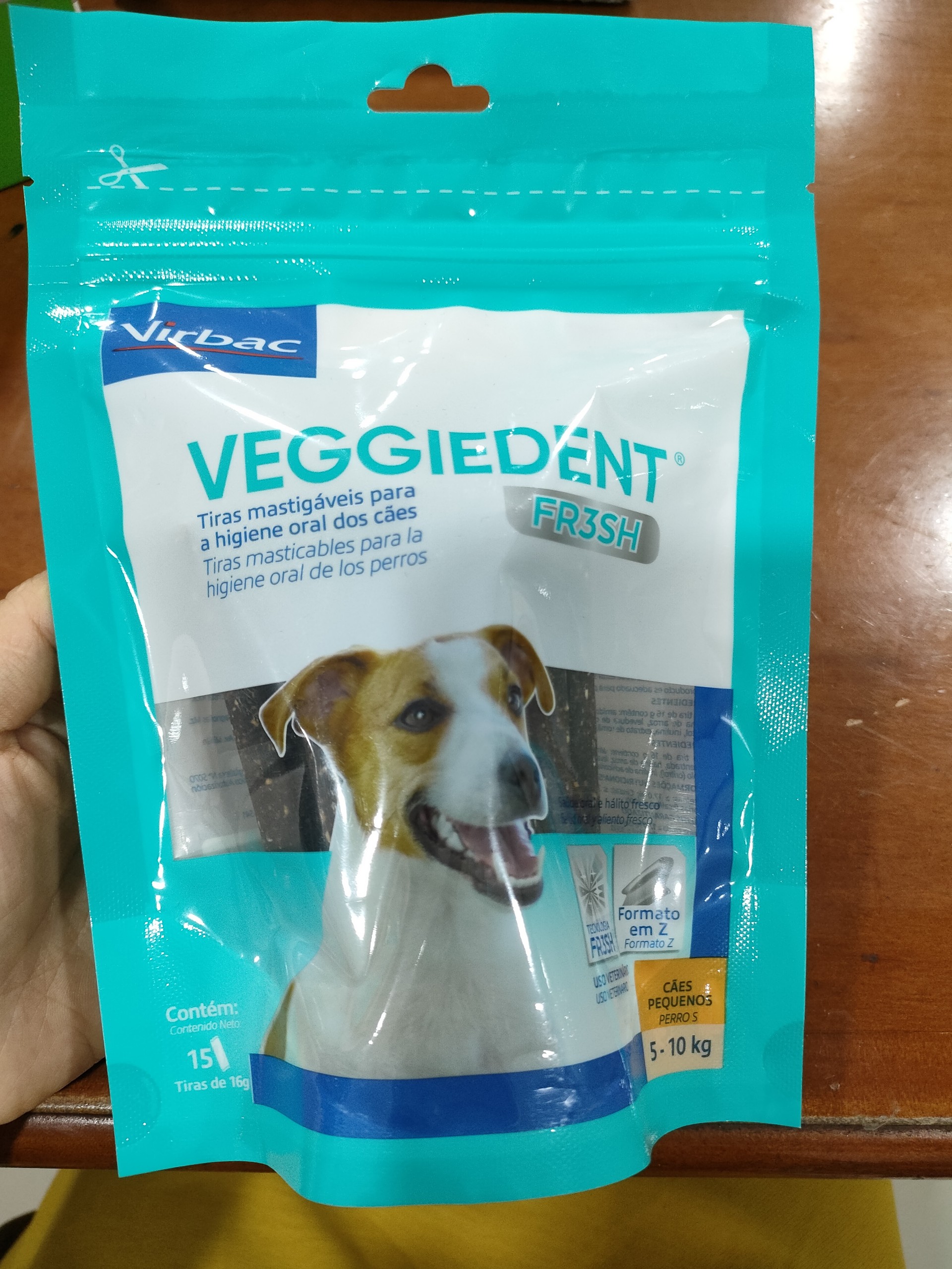THANH NHAI SẠCH RĂNG CHO CHÓ - VEGGIEDENT VIRBAC ( 1 túi)