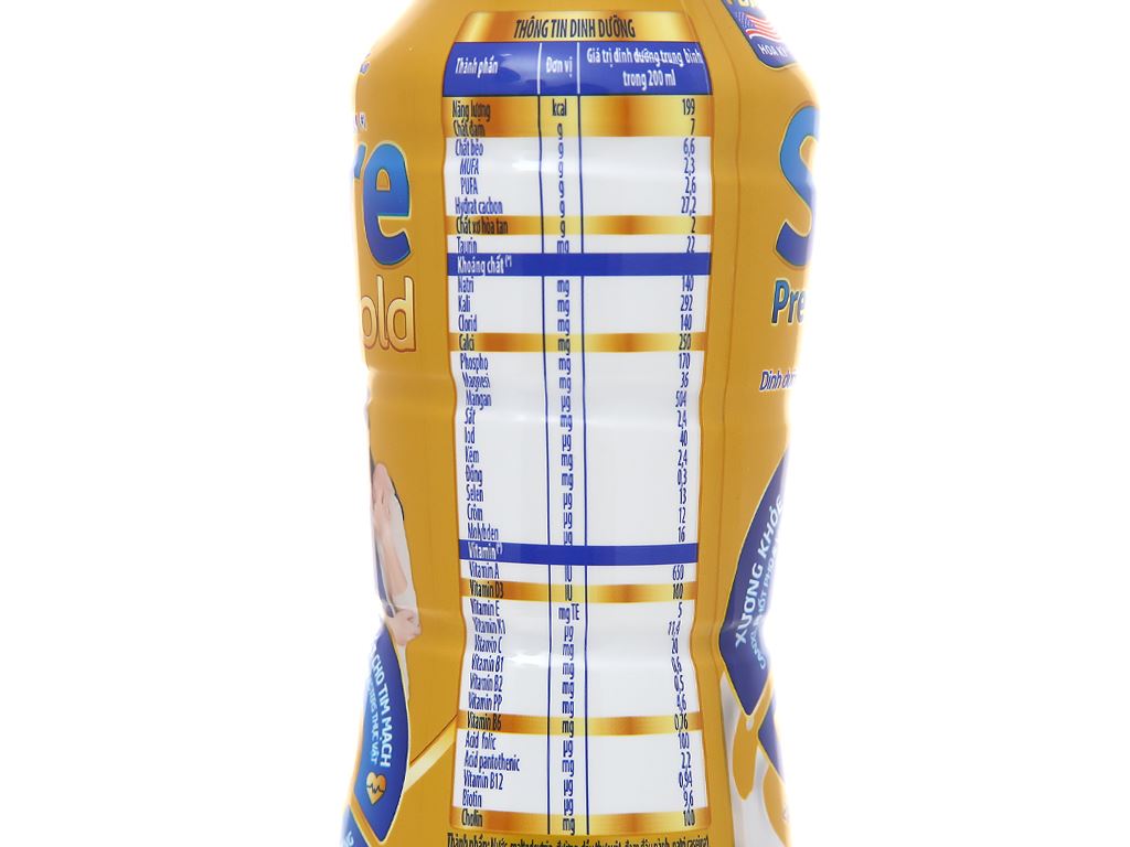01 thùng sữa nước Sure Prevent gold Vinamilk (sữa bột pha sẵn) 200ml