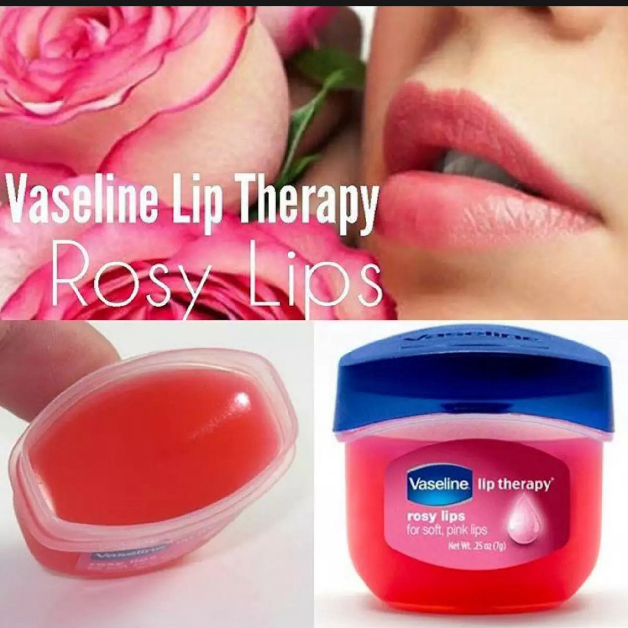 Son dưỡng Vaseline Lip Therapy 7g