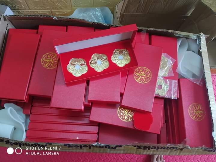 Hộp Hoa mai Kim tiền (làm quà tặng ý nghĩa)