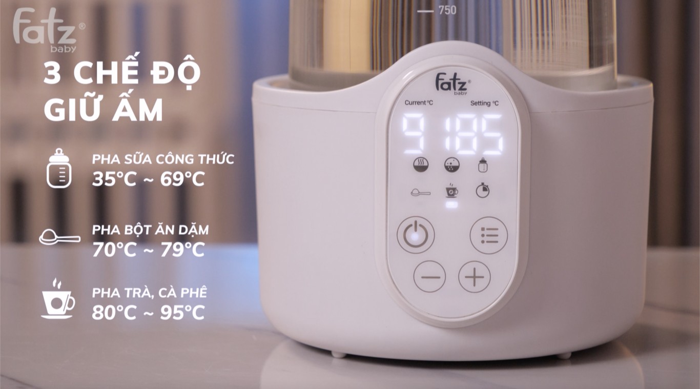 Máy đun và hâm nước pha sữa điện tử Fatz Baby QUICK 2 / QUICK 3 / QUICK 4 / QUICK 5 / QUICK 6 / QUICK 7 / QUICK 8 / QUICK 9