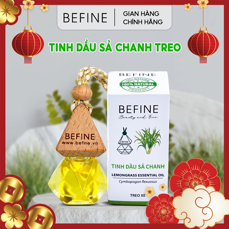 Tinh dầu sả chanh treo xe Befine