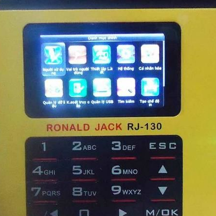 [HCM]Máy Vân Tay - Thẻ Cảm Ứng Ronlad Jack Rj-130