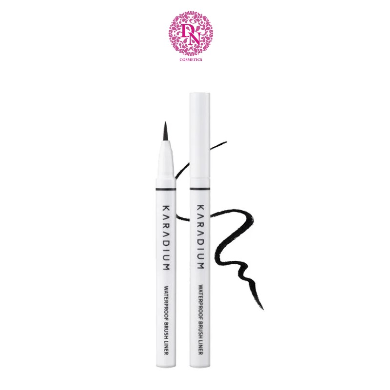 Bút dạ kẻ mắt nước lâu trôi Karadium Waterproof Brush Liner 0.55g
