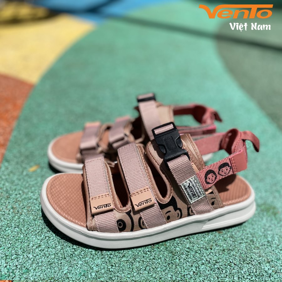 Giày Sandal Vento SD-NB80 Màu Be (Hồng Nhạt) Cá Tính