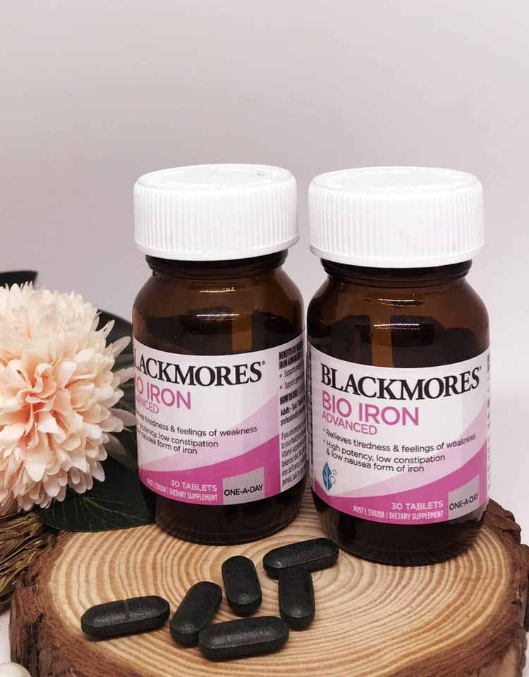 sắt tự nhiên blackmores bio iron advanced