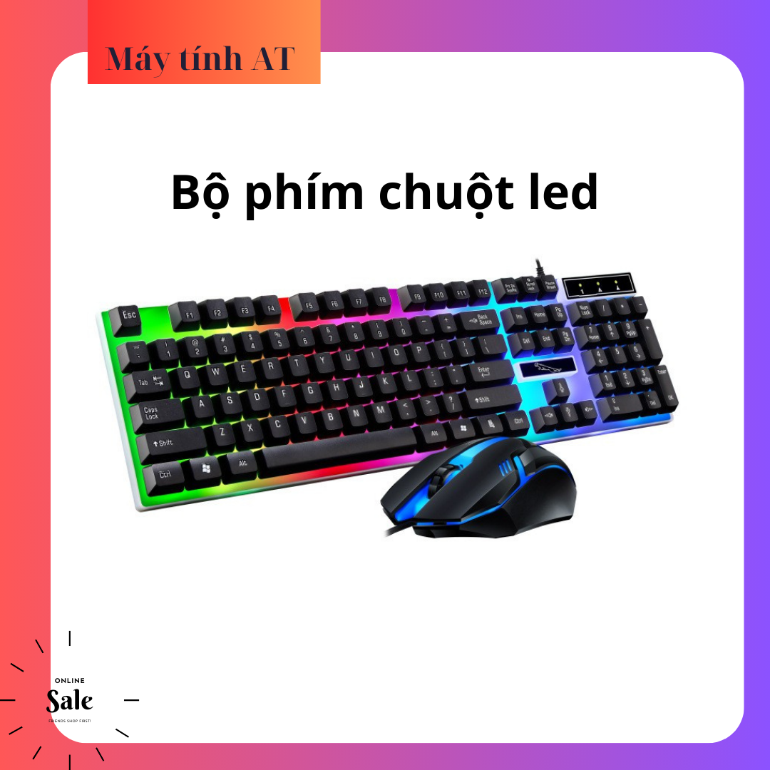 Phím Chuột Văn Phòng có led G21 Giá Rẻ