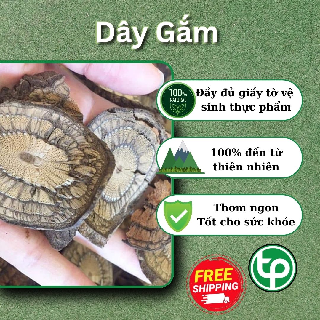 Dây gắm sấy khô túi lớn loại 500 hàng cao cấp - Chuyên dùng để pha trà và sắc nước uống