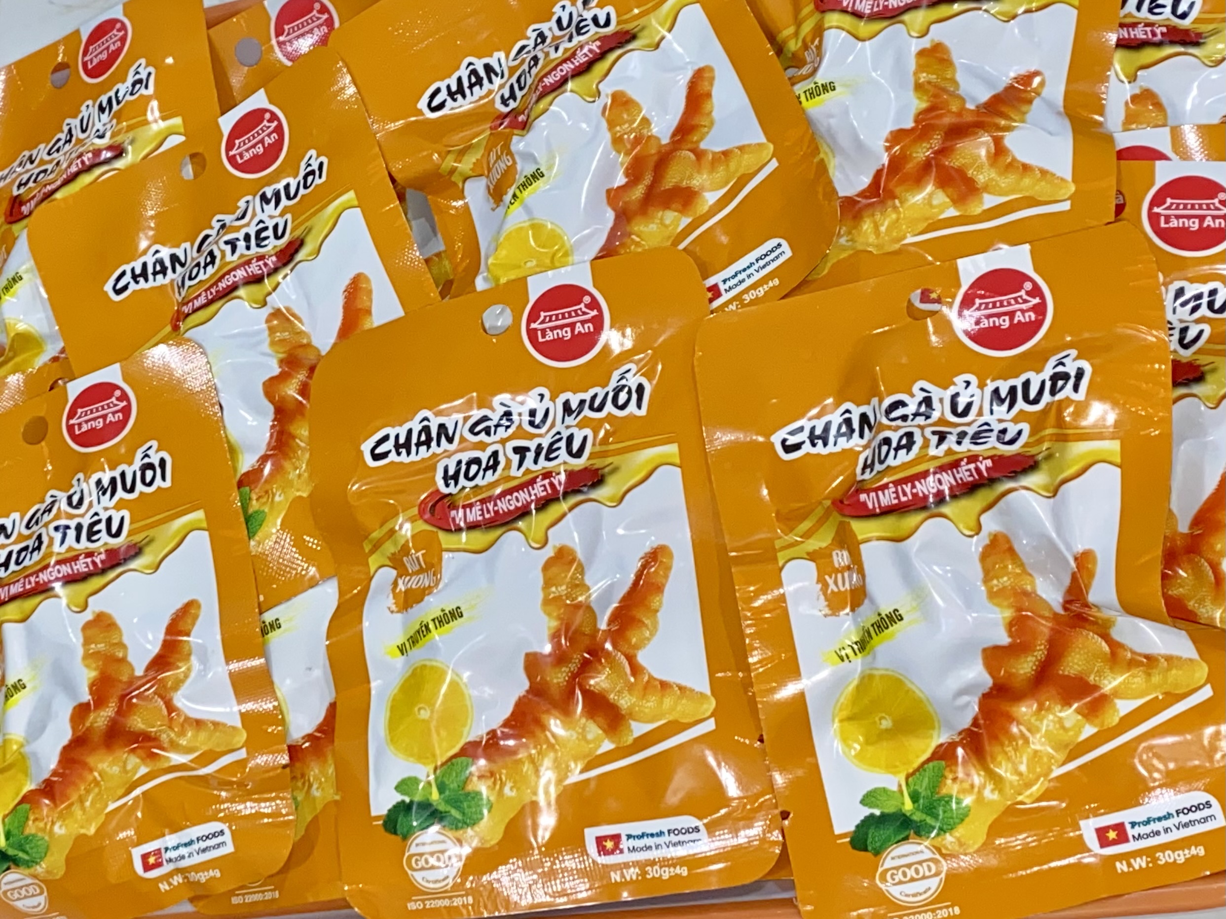 Combo 10 chân gà ủ muối hoa tiêu rút xương