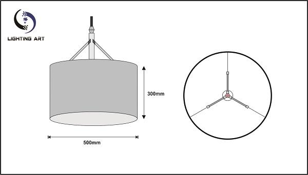 Chao Đèn Thả Trần Bằng Gỗ thông - Lighting Art