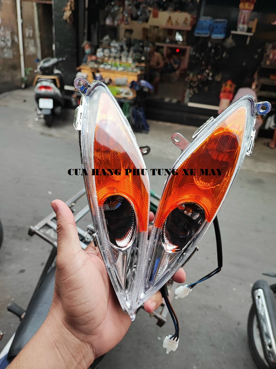 Xi nhan trước xe Exciter 2006 - 2010 - giá 1 cặp