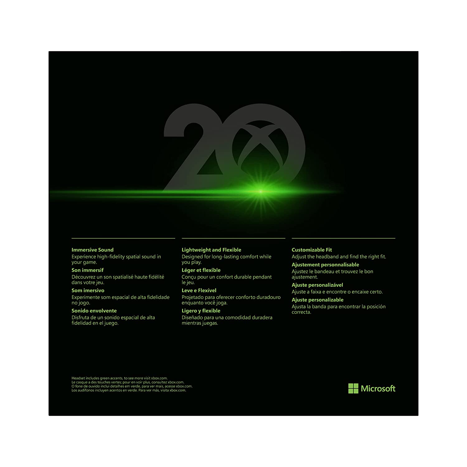 Tai Nghe Xbox Stereo Headset 20th Anniversary Special Edition