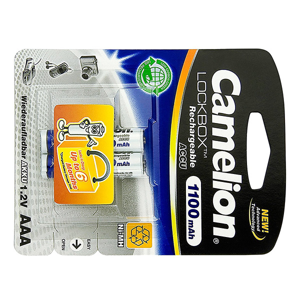 Pin sạc AAA Camelion 1100 mAh vỉ 2 viên