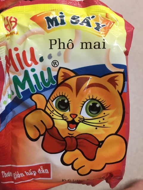 [HCM]Combo 10 Gói Mì Sấy Trẻ Em Miu Miu Vị Phô Mai