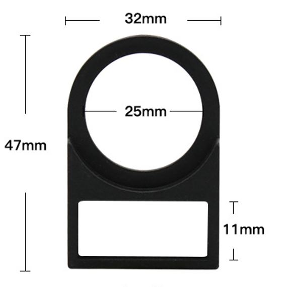 Mác ghi tên đèn báo, nút nhấn phi 22 - Bộ 10 cái