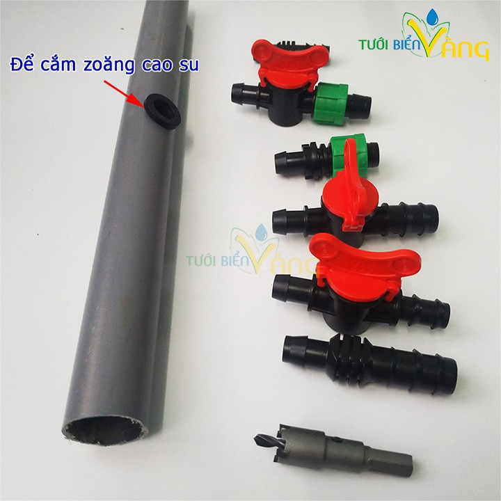 Mũi khoan 16mm chuyên dùng khoan lỗ khởi thủy ống tưới lắp đặt hệ thống tưới