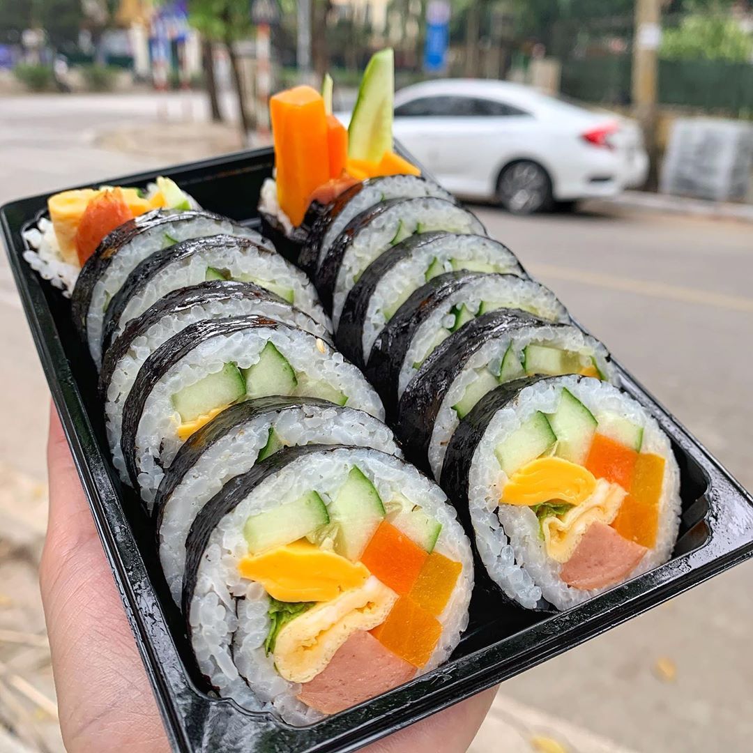 Rong biển cuộn cơm Hàn Quốc (Gimbap) gói 10 lá
