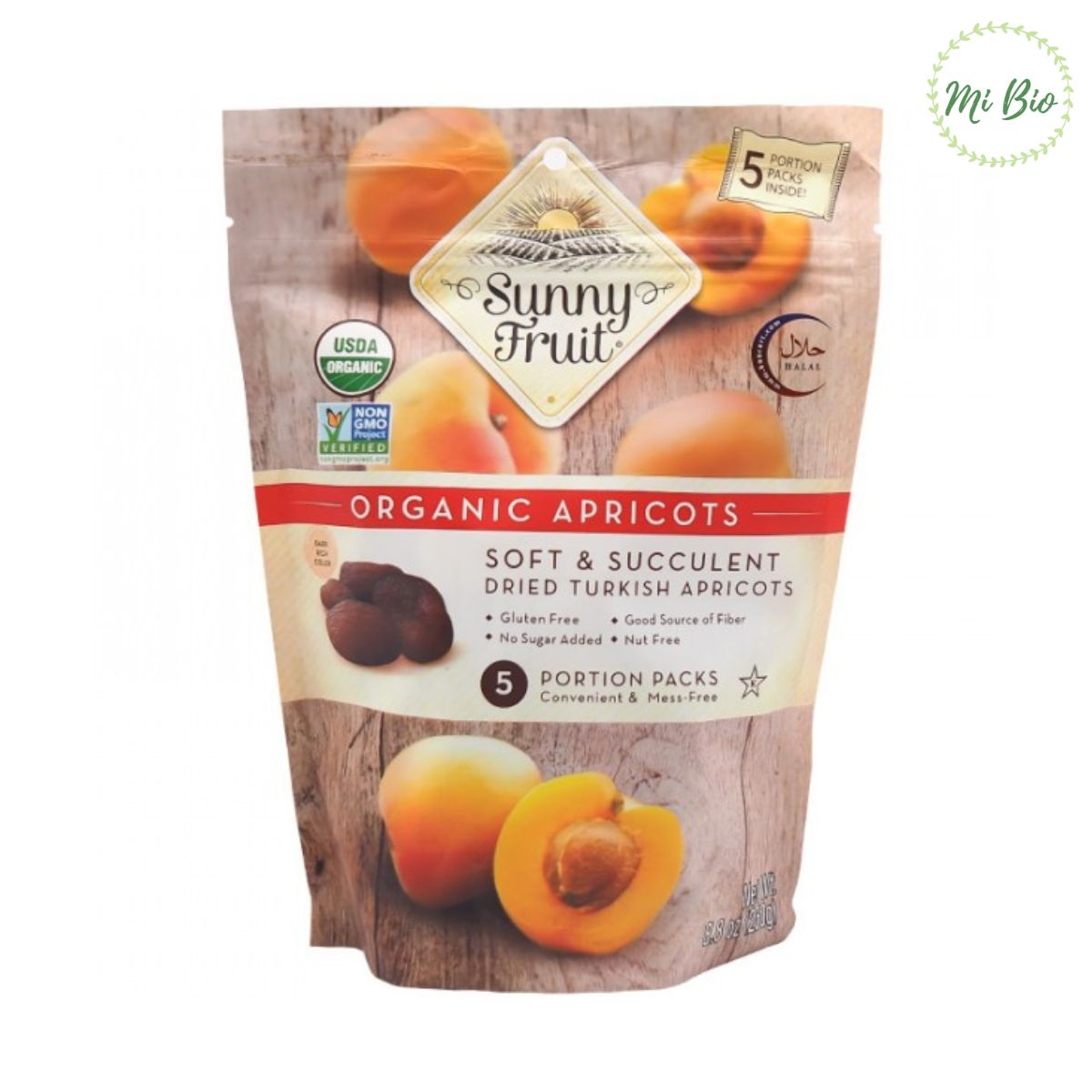 Mơ sấy hữu cơ 250g - Sunny Fruit