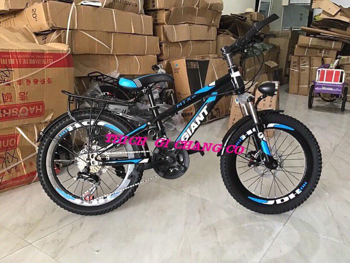 Mua XE ĐẠP ĐỊA HÌNH GIANT CHO NAM TỪ 6 TUỔI ĐẾN 10 TUỔI TẶNG KÈM GÁCBAGA VÀ ĐÈN HÀNG CAO CẤP